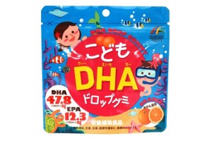 DHA drop gummy: DHA and EPA omega-3 fatty acids for kids from Japan (fish oil, child support)