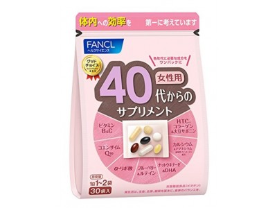 Vitamins for 40-year-old women Fancl - for 1 month