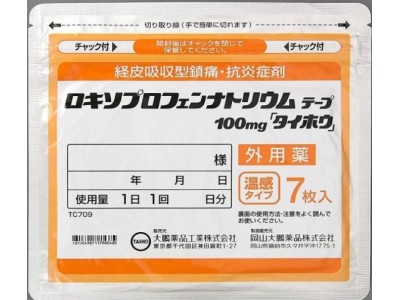 Loxoprofen Sodium tape 100mg X 350 sheets