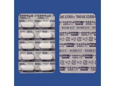 Tranexamic acid 500 mg in tablets from Japan