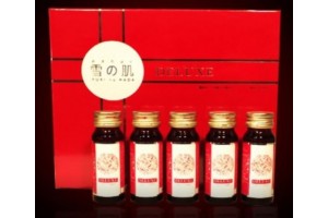 Yukinohada Deluxe for rejuvenation: 10 bottles of 30 ml with swallow's nest and collagen